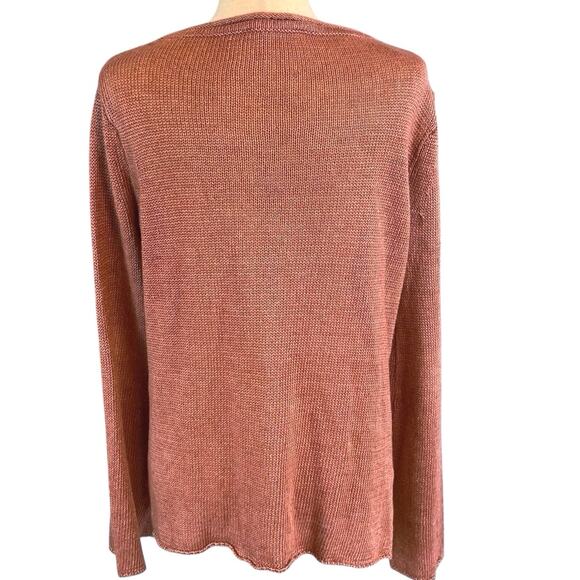 MM. Lafleur The Samara Sweater Knit Linen Copper Small - Picture 11 of 12